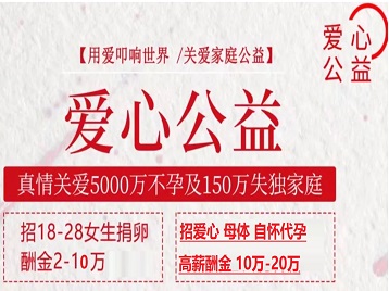 皋兰捐卵助孕生子 爱心志愿者招募